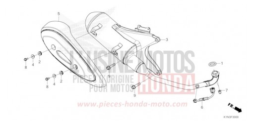 SILENCIEUX D'ECHAPPEMENT (FSH125M) FSH125M de 2021